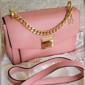 Michael Kors Lita Medium Leather Crossbody Bag